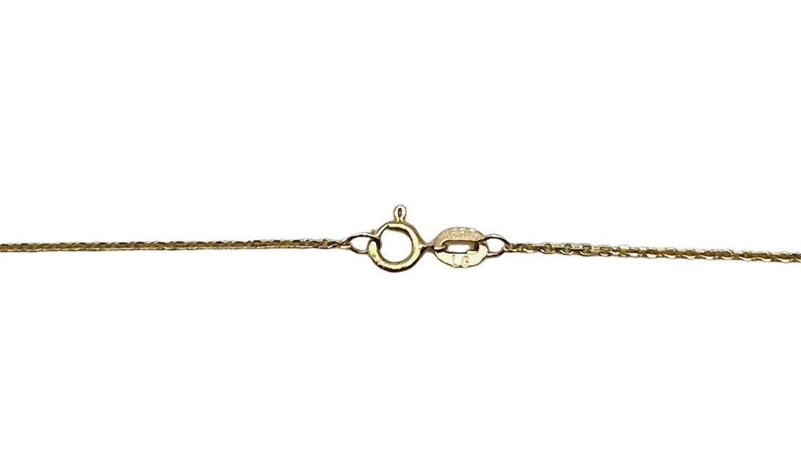 Stunning Solid 14k Yellow Gold Cable Link Chain Necklace! 18.5 Inches!