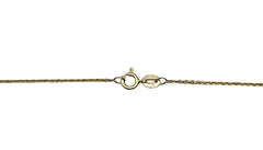 Stunning Solid 14k Yellow Gold Cable Link Chain Necklace! 18.5 Inches!