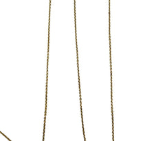 Stunning Solid 14k Yellow Gold Cable Link Chain Necklace! 18.5 Inches!
